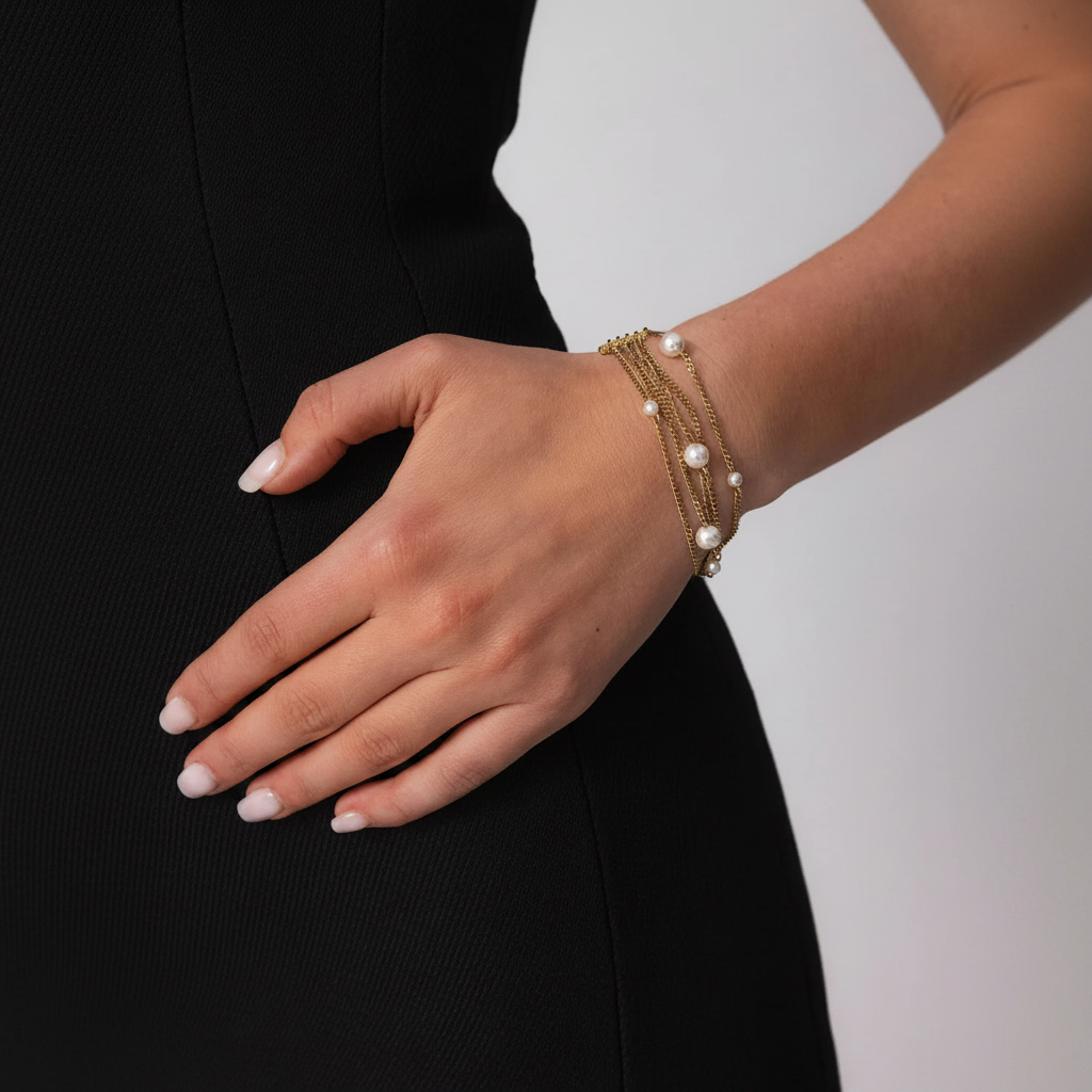 Pulsera Sea Gleam - Gold Lifestyle