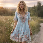 VESTIDO FLORAL ESTAMPADO BOHO