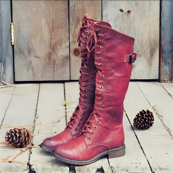 Desirée | botines altos con cordones