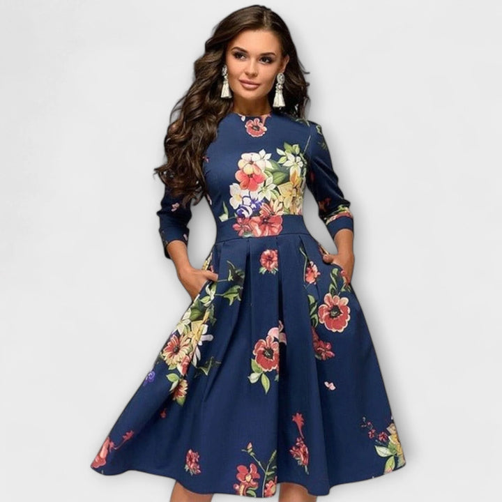 Carolina - Vestido Elegante A La Rodilla
