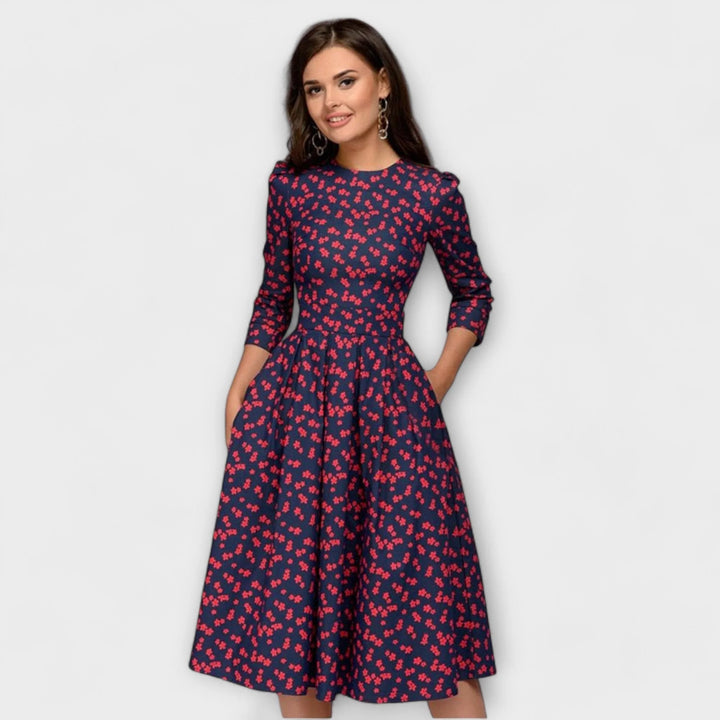 Carolina - Vestido Elegante A La Rodilla