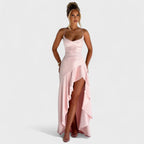 Samira - vestido maxi rosa