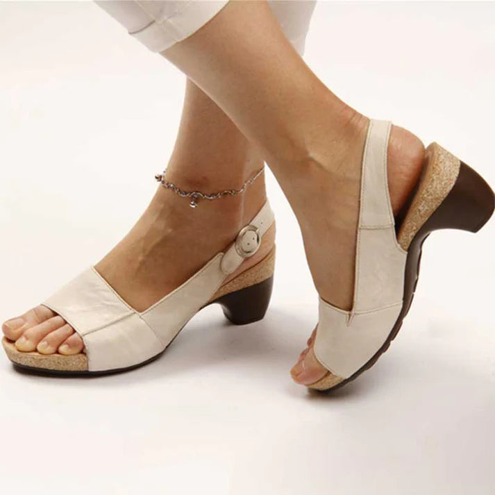 Victoria | sandalias ortopédicas con tacón
