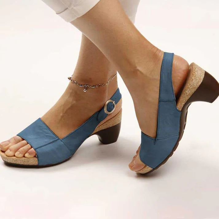 Victoria | sandalias ortopédicas con tacón