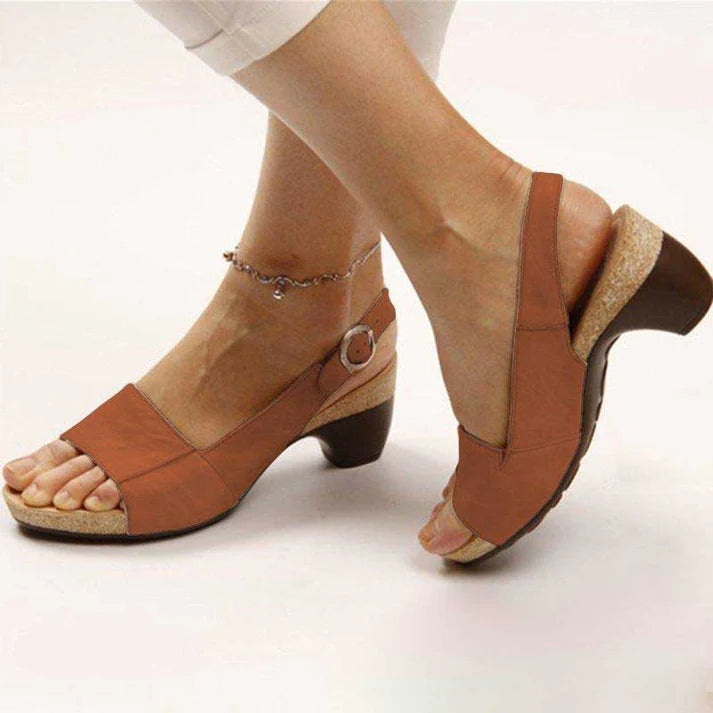 Victoria | sandalias ortopédicas con tacón