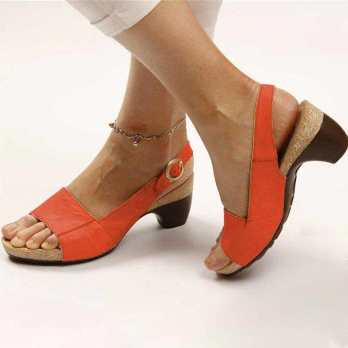 Victoria | sandalias ortopédicas con tacón