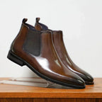 Pedro - Botines Chelsea de Cuero Italiano