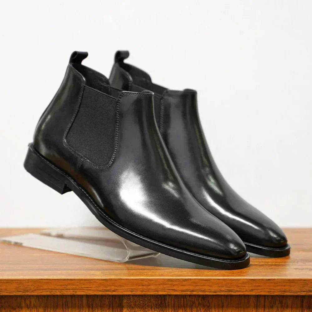 Pedro - Botines Chelsea de Cuero Italiano