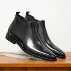 Pedro - Botines Chelsea de Cuero Italiano