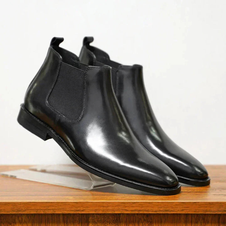 Pedro - Botins Chelsea em Couro Italiano