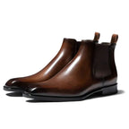 Pedro - Botines Chelsea de Cuero Italiano