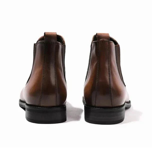 Pedro - Botines Chelsea de Cuero Italiano