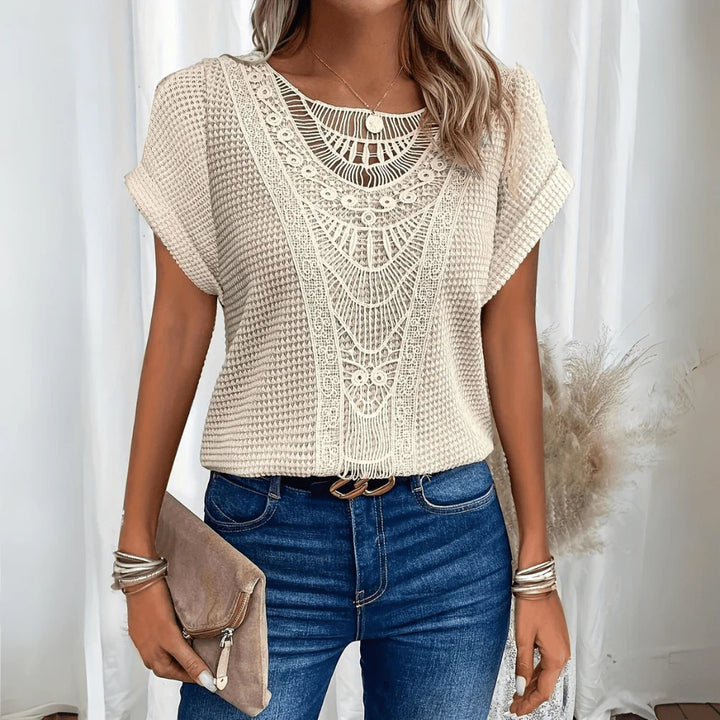 Sofia | Elegante Top de Renda