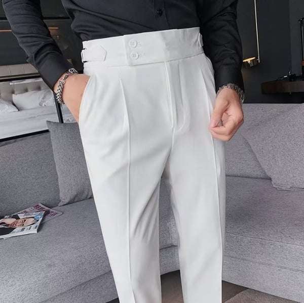 Mar | Pantalones Personalizados con Ajustes Laterales