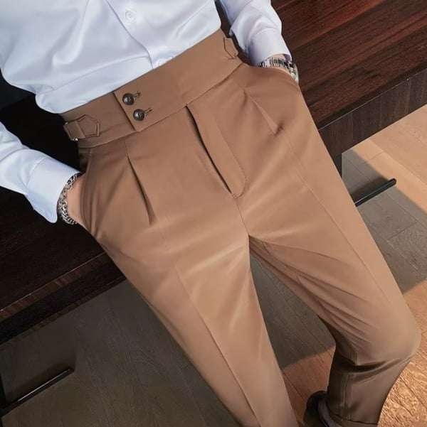 Mar | Pantalones Personalizados con Ajustes Laterales