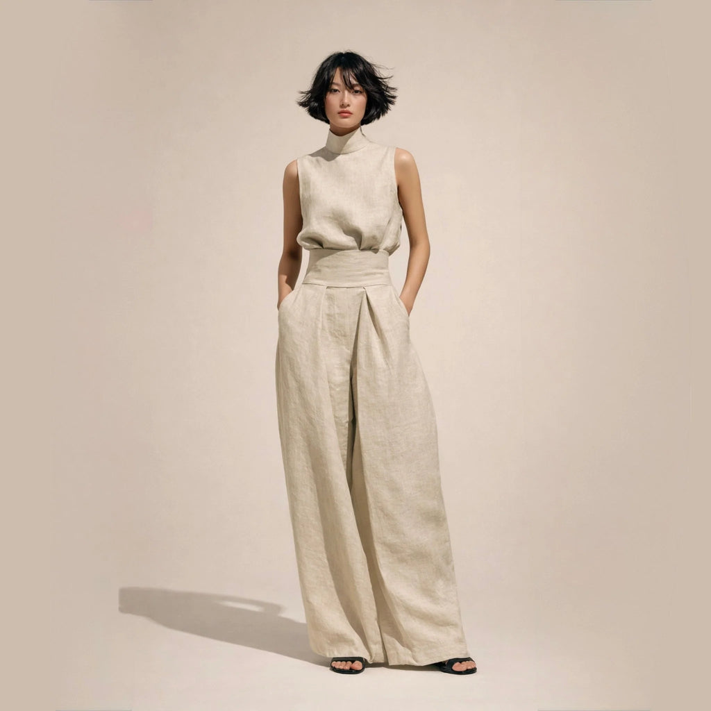 ELISA - MONO ELEGANTE DE CINTURA ALTA