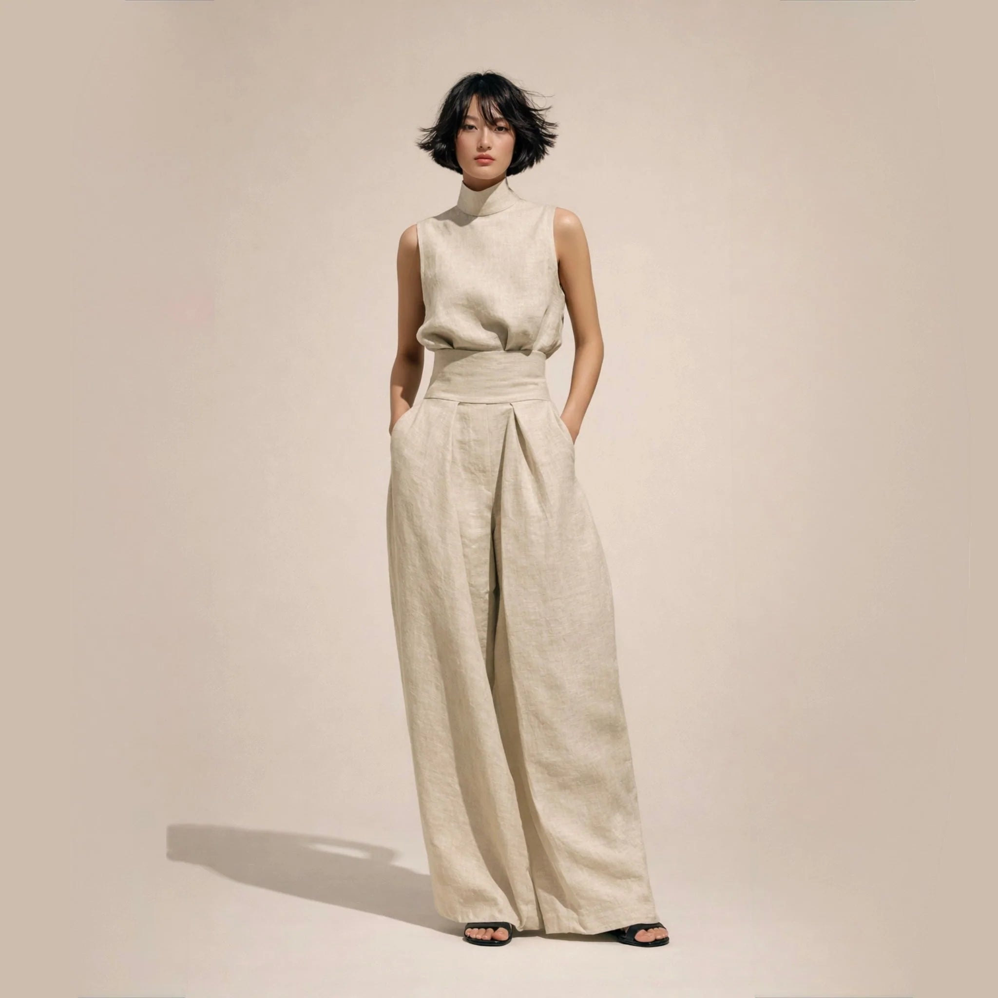 ELISA - MONO ELEGANTE DE CINTURA ALTA