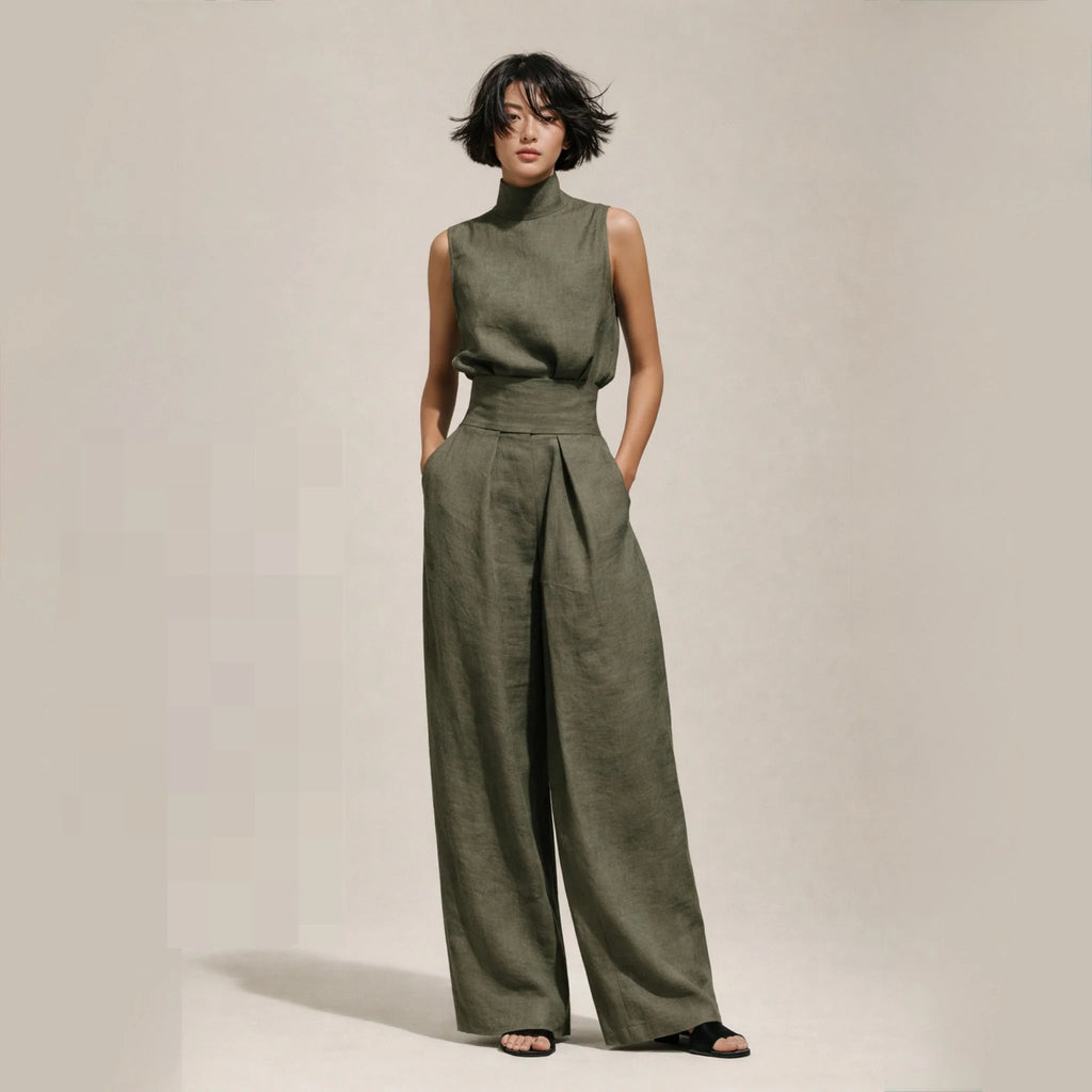 ELISA - MONO ELEGANTE DE CINTURA ALTA