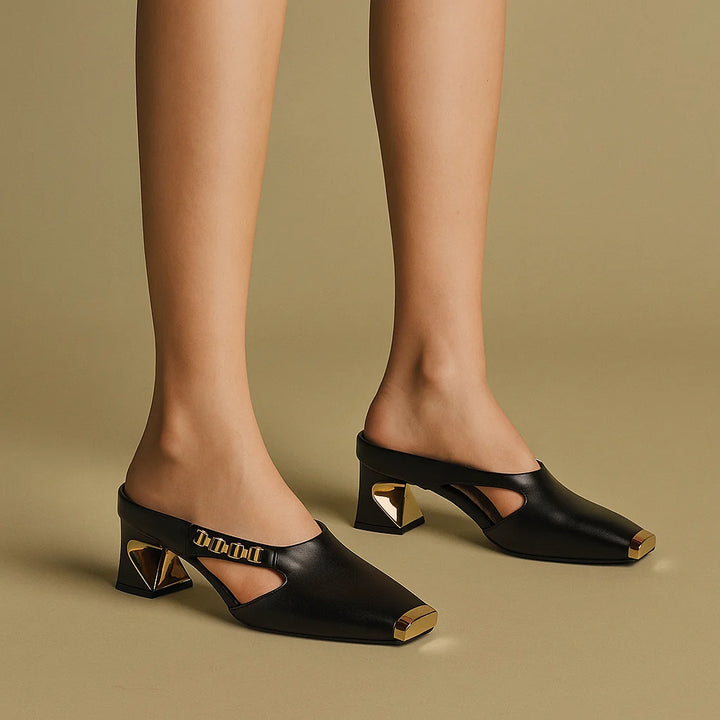 Zapatos De Baile Latino Femeninos | Tacón Bloque 5 Cm | Blanco Y Negro
