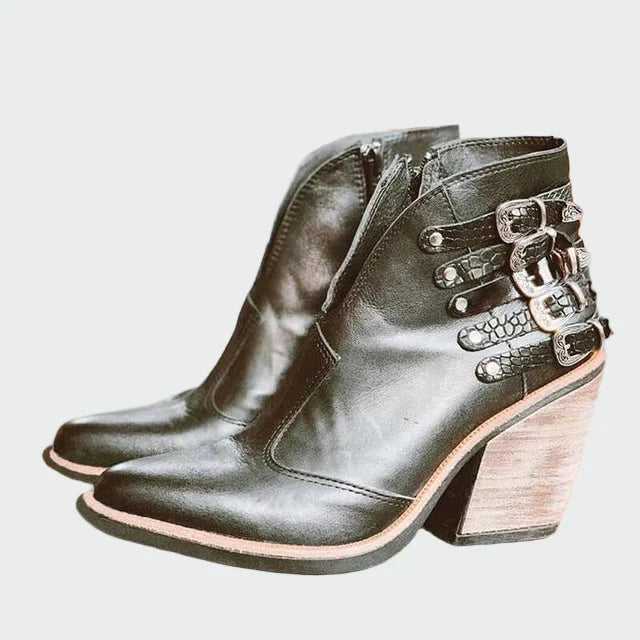 Amélia - Botines De Cuero