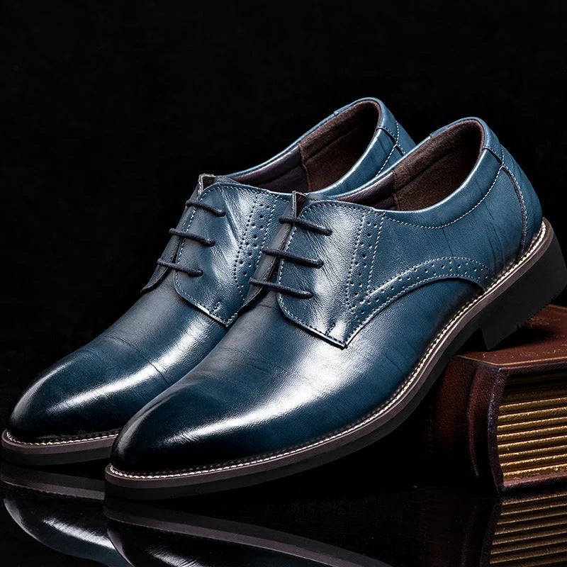 Tomás | Zapatos Oxford De Cuero Hombre Con Cordones