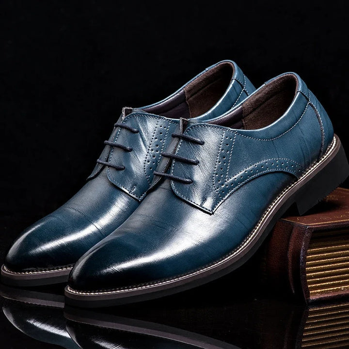 Tomás | Zapatos Oxford De Cuero Hombre Con Cordones