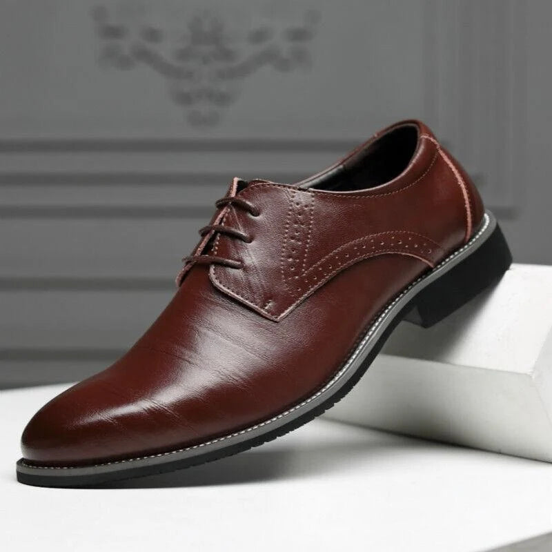 Tomás | Zapatos Oxford De Cuero Hombre Con Cordones