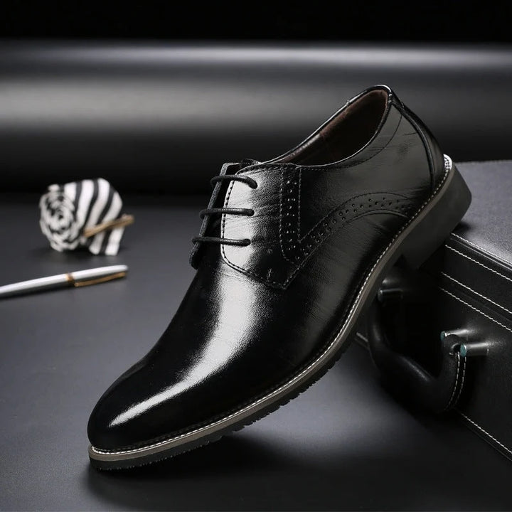 Tomás | Zapatos Oxford De Cuero Hombre Con Cordones