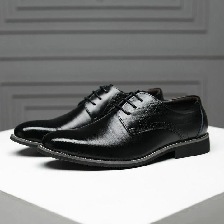 Tomás | Zapatos Oxford De Cuero Hombre Con Cordones