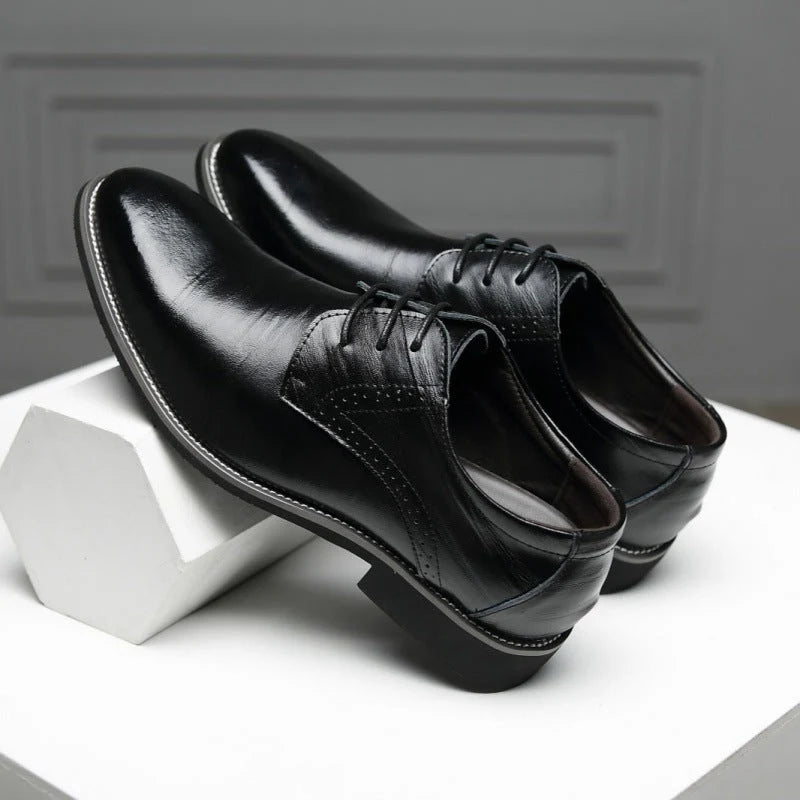 Tomás | Zapatos Oxford De Cuero Hombre Con Cordones