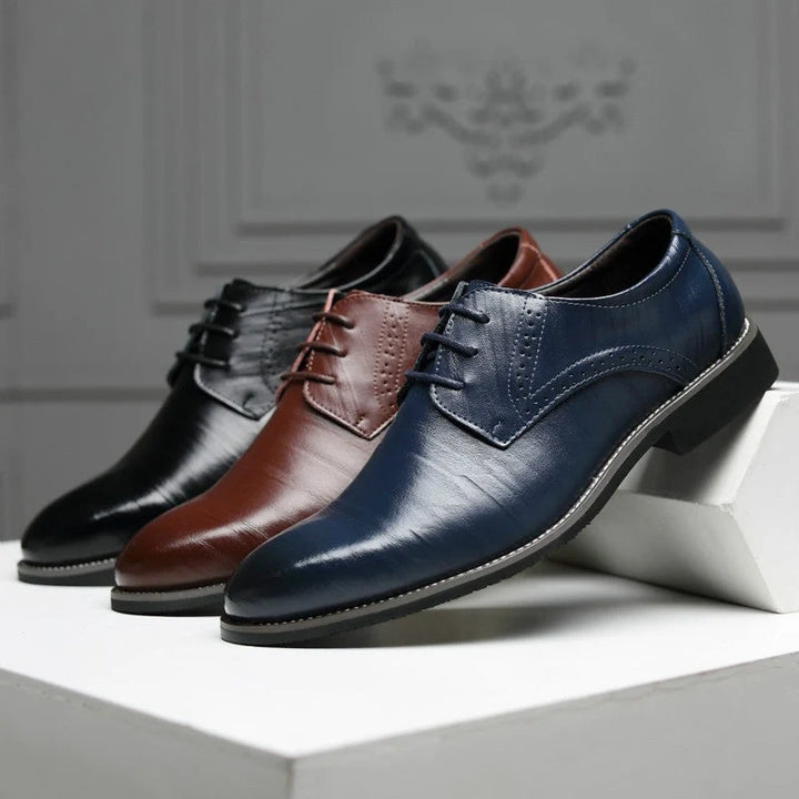 Tomás | Zapatos Oxford De Cuero Hombre Con Cordones
