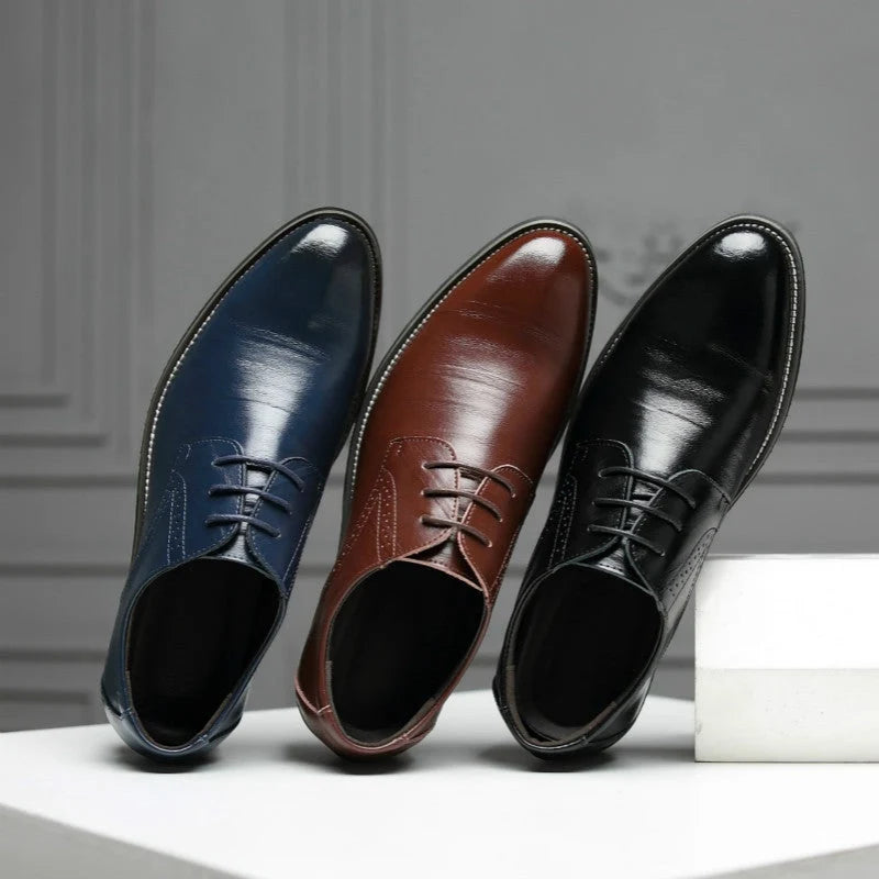 Tomás | Zapatos Oxford De Cuero Hombre Con Cordones