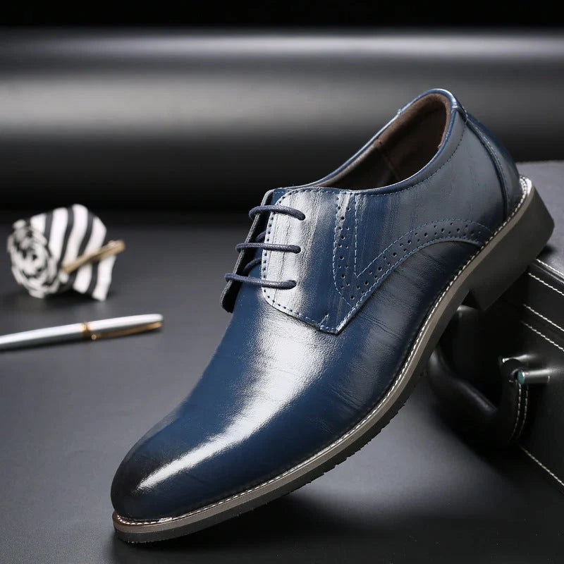 Tomás | Zapatos Oxford De Cuero Hombre Con Cordones