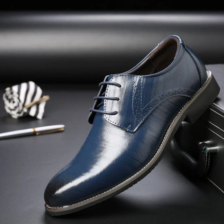 Tomás | Zapatos Oxford De Cuero Hombre Con Cordones