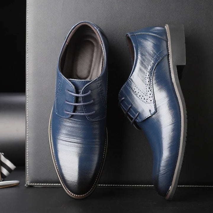 Tomás | Zapatos Oxford De Cuero Hombre Con Cordones