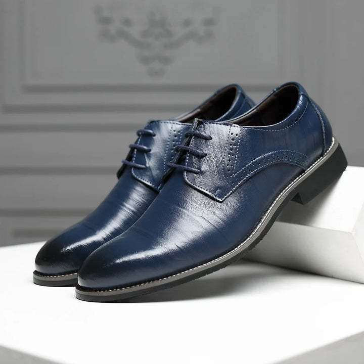 Tomás | Zapatos Oxford De Cuero Hombre Con Cordones