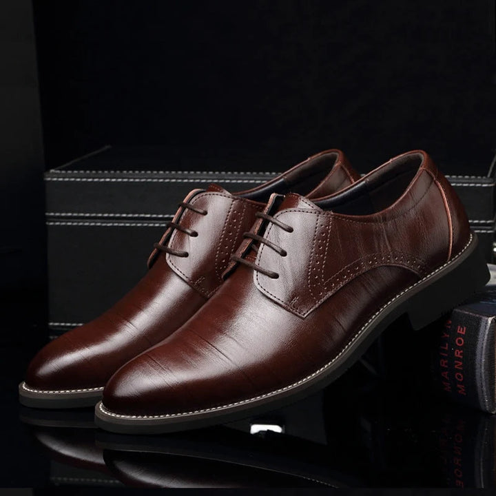 Tomás | Zapatos Oxford De Cuero Hombre Con Cordones