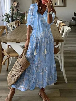 Diana | Vestido Boho Que Disimula La Barriga
