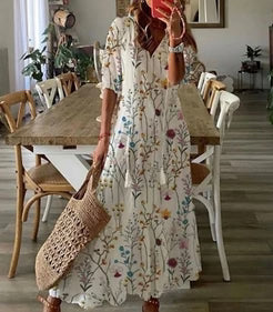 Diana | Vestido Boho Que Disimula La Barriga