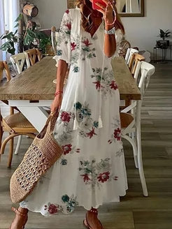 Diana | Vestido Boho Que Disimula La Barriga