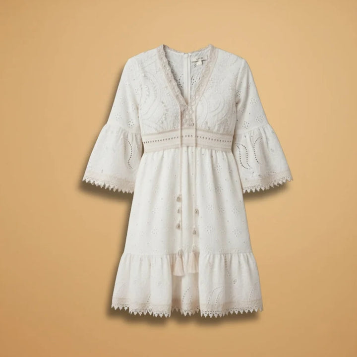 Dina | Vestido De Novia Escote V Mujer Bordado