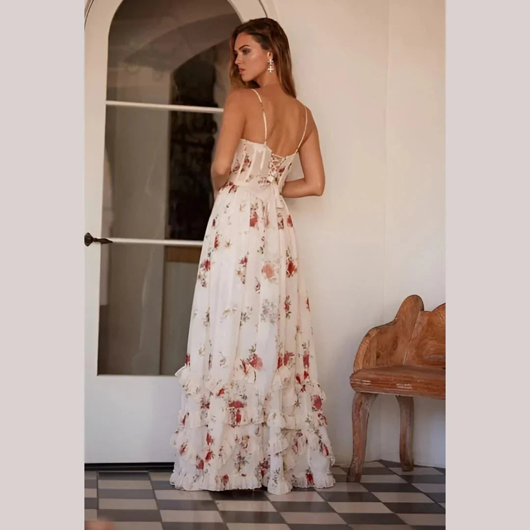 Sonia - Vestido Midi Estampado Floral