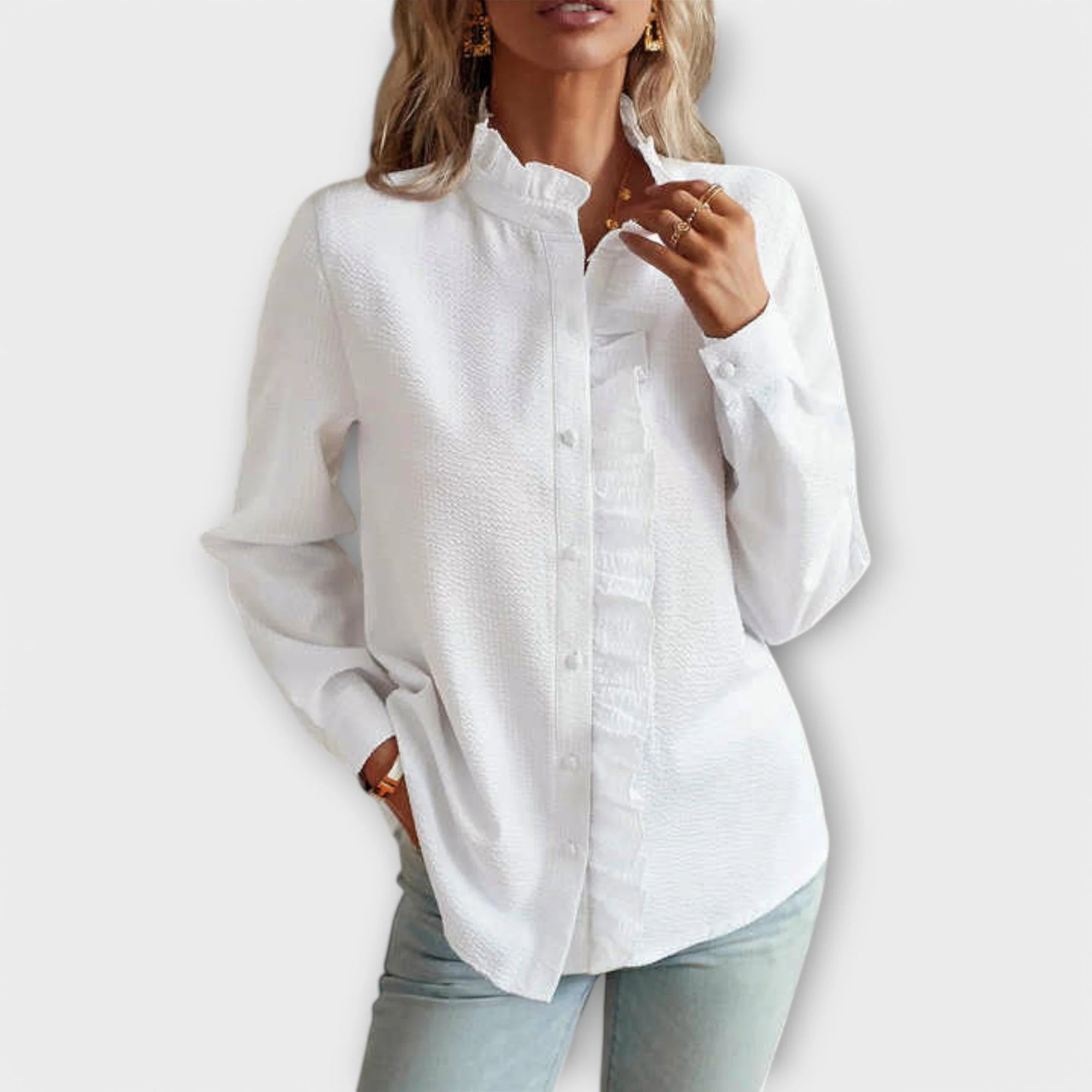 LILY | BLUSA ELEGANTE DE MANGA LARGA