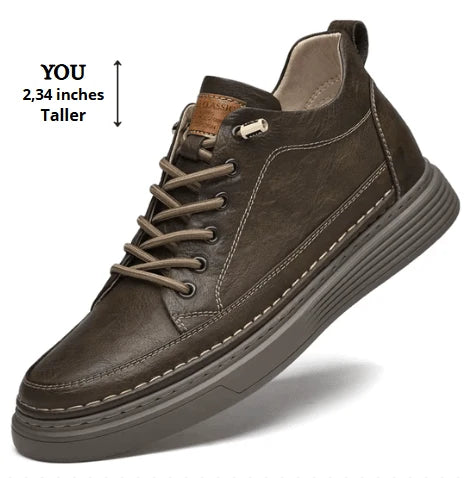 Zenon - Zapatillas Casuales De Cuero Vegano